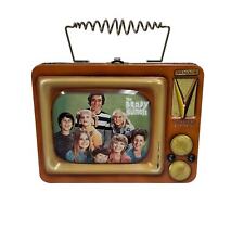 Vintage 1999 Brady Bunch Metal TV Set Lunch Box Collectible picture