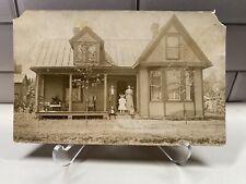 REAL PHOTO POSTCARD Mason West Virginia Fred & Florence Weiss Family Home 1908 picture