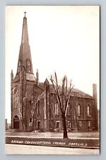 Oberlin OH-Ohio, Second Congregational Church, Antique Vintage Souvenir Postcard picture