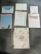 Vintage Stationary Mixed lot- Eaton Rosebud- Renner Davis- Cat Silhouette picture