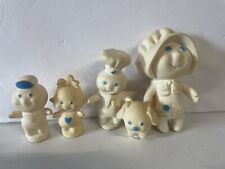 VTG Advertising Pillsbury Dough Boy Family (no Dad) Mom 2 Kids Dog Finger Puppet picture
