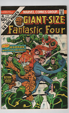 GIANT SIZE Fantastic Four #4 1st Appearance Multiple Man 1975 Marvel Comics Xmen picture