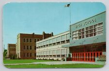High School Benton Harbor, Mich Postcard 1631 picture