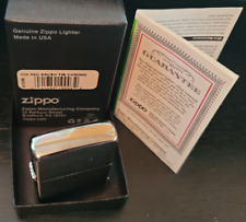 NEW SEALED IN BOX: GENUINE ZIPPO BRUSHED CHROME WINDPROOF LIGHTER  200-017296 picture