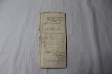  1887 Warranty Deed Erie, OH Antique picture