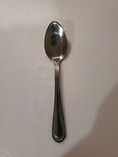 One 68 Update stainless steel table or serving spoon beaded handle 6 inch picture