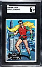 1966 Topps Black Bat #2 Robin - Boy wonder SGC 5 picture