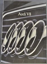 1989 Audi V8 Sedan Catalog Sales Brochure Excellent Original 89 picture