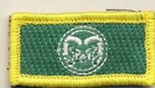 COLORADO STATE UNIVERSITY ROTC FSS FLIGHT SUIT HOOK LOOP EMBROIDERED PATCH picture