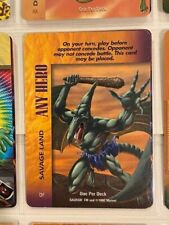 Marvel Overpower ANY HERO Card SAVAGE LAND Sauron (OPD)❤️ picture