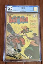 Batman Issue 34 CGC 2.0 - Alfred Backup Story 1946 - Golden Age picture