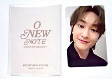 SHINee Onew 1st Concert Official SM MD O-NEW-NOTE Fortune PhotoCard ONLY black B picture