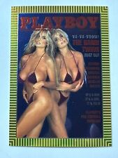 1995 Sports Time Playboy Cover Chromium #296 September 1991  The Barbi Twins picture