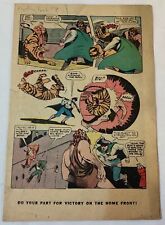 1940s unknown FIGHTING YANK comic book centerfold picture