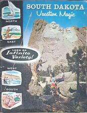 1960s South Dakota Vacation Magic Vintage Travel Booklet Fishing Rodeo Events SD picture