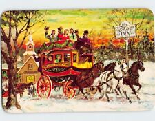Postcard Holiday Winter Scene Season's Greetings picture