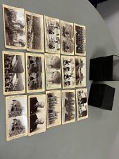 Vintage Mercury Stereoscope With Handle Early 1900’s With Set of 42 Cards In Box picture