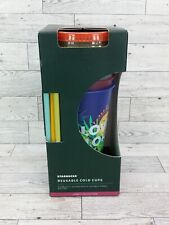 Starbucks 2020 Hawaii Collection 24oz Reusable Cold Cups with Straws 5 Pack NEW picture