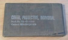 VTG 1940's WWII SOLDIER'S Protective COVER~Blister GAS~Individual~VERY NICE~ picture