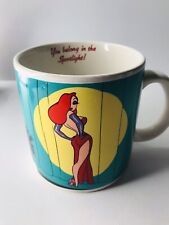 VINTAGE ROGER JESSICA RABBIT COFFEE CUP YOU BELONG IN THE SPOTLIGHT APPLAUSE MUG picture