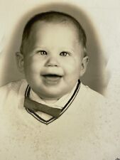 J1 Photograph Cross Eyed Baby Boy 8X10 picture