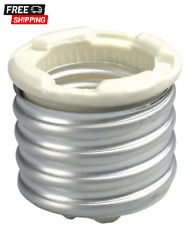 Leviton - 660-Watt White Mogul to Medium Porcelain Lampholder Socket Adapter NEW picture