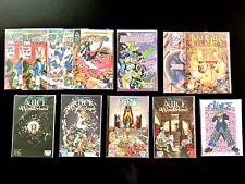 Assorted Lot of 12 Alice in Wonderland Comics Lost Girls 1,2 picture