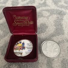 Rarities Mint Walt Disney Snow White Doc 999 Silver 1 Oz Coin - In Box picture