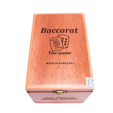 Baccarat The Game Toro Havana Empty Wooden Cigar Boxx 6.5