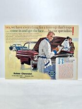 Vintage 1962 Chevrolet Dealer Service Maintenance Mailer Home Hand Tools Chart picture