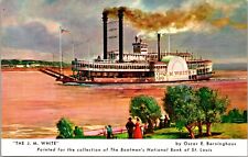 The J.M. White On The Mississippi River, Unposted Postcard picture