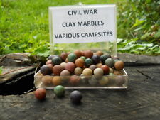 Old Rare Vintage Antique Civil War Relic Marble Dug in Various Camps picture