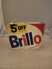 1960s Brillo Pad Steel Wool Soap Pads Box  Purex CA Warhol Inspired Design picture