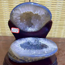 2.64LB Natural Amethyst geode quartz cluster crystal specimen Healing picture