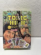 Vintage Toxic High School Sticker Card Box 48 SEALED Packs Topps 1991- NEW picture