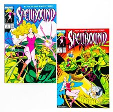 Spellbound #1 & 2 (1988 Marvel) 1st App of Spellbinder Erica Fortune NM- picture