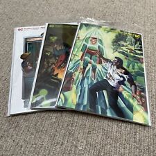 Superman: Space Age, complete set of B covers #1-3, NM picture