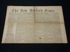 1860 OCTOBER 13 NEW BEDFORD MASS. TIMES NEWSPAPER - LINCOLN - DOUGLAS - NP 4960 picture