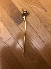 Vintage 70s GERITY Gold plated CAVALIER HELMET Candle Snuffer 10
