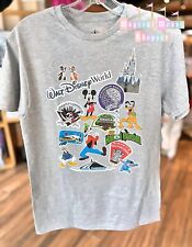 Disney Parks 2024 Walt Disney Word Sticker T Shirt  New XL Haunted Mansion picture