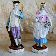 19th Century Pair of Hand-Crafted German PORCELAIN FIGURES from PM&M Sitzendorf picture