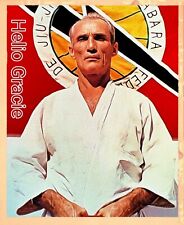 Helio Gracie BJJ Art Card Limited /12 MPRINTS Signed By Artist picture