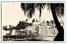 c1930's Casa Blanca San Juan Puerto Rico PR RPPC Photo Unposted Vintage Postcard picture