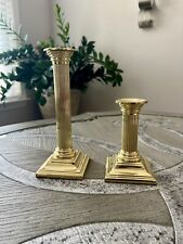 Vintage Pair of Baldwin Brass Smithsonian Institution Collection Candlesticks picture