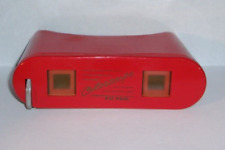 Vintage Red Bakelite 1940's Colorscope Stereoscope Slide Viewer picture