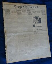 Portland Oregon December 26 1926 Newspaper: Grants Pass, PCL Baseball, Christmas picture