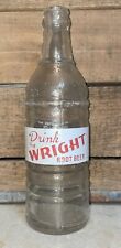 Vintage Drink The WRIGHT ROOT BEER Bottle - ACL Label - Prichard, Alabama picture