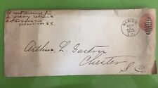 1899 Marion SC to Chester SC Cover & Letter from CS Sessions  picture