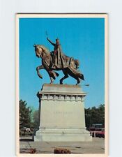Postcard Statue of Saint Louis Forest Park Saint Louis Missouri USA picture