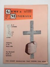 1965 April Gems & Minerals Magazine Fossilized Limestone Easter Emerald CA HI OR picture